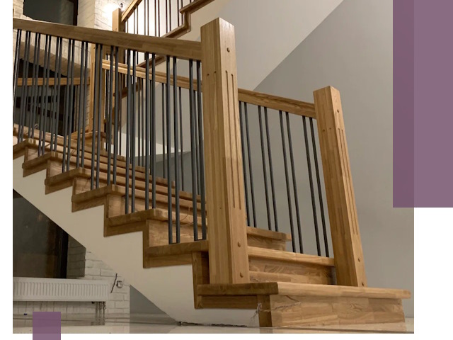 Реставрация деревянных и металлических лестниц в Магадане