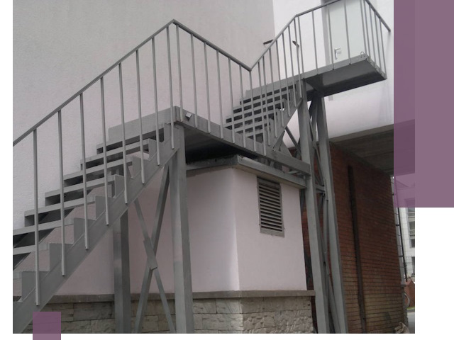 Монтаж пожарных лестниц под ключ в Магадане с гарантией качества