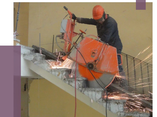 Демонтаж бетонных лестниц в Магадане от 4600 руб. за м2 | ПРОЛЁТ-Мгд