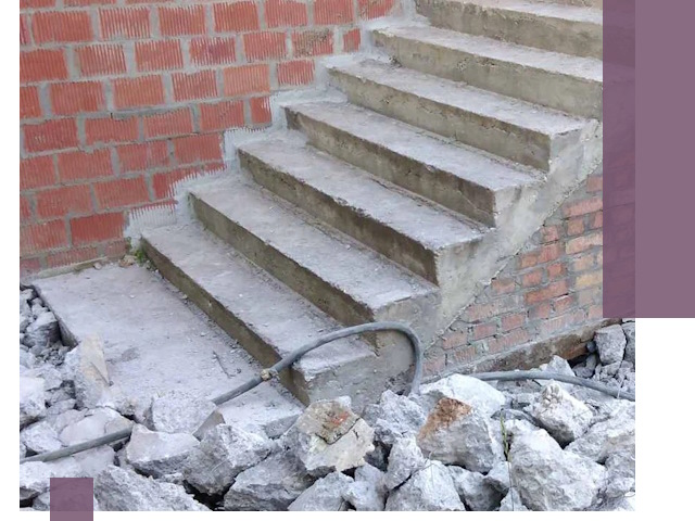 Демонтаж бетонных лестниц в Магадане: быстро и безопасно