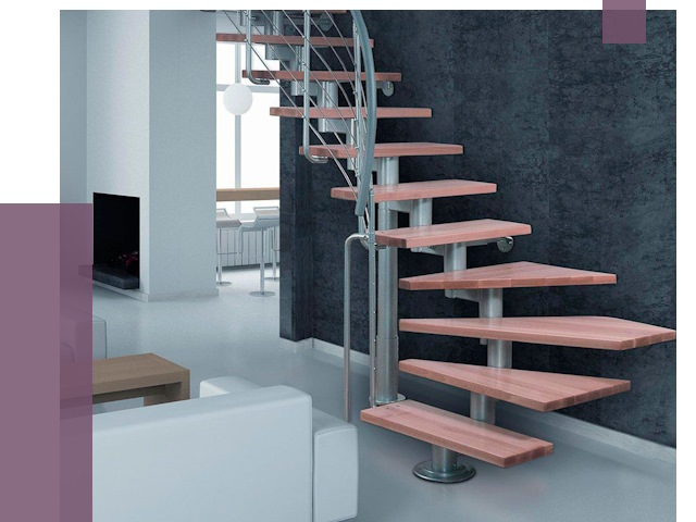 Модульные лестницы в Магадане от 16868 руб. — купить в ПРОЛЁТ-Мгд