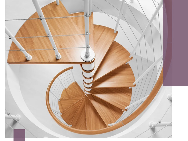 Изготовление винтовых лестниц под ключ в Магадане