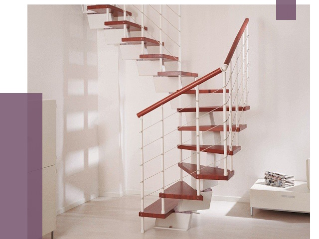 Изготовление лестниц на больцах в Магадане от 9712 руб. | ПРОЛЁТ-Мгд