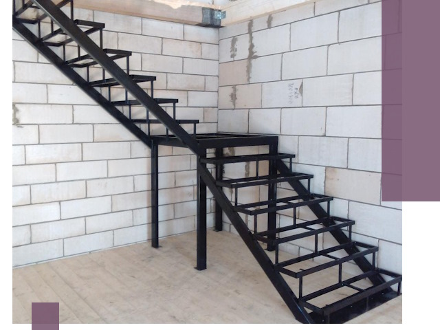 Лестницы на металлокаркасе под ключ в Магадане — изготовление и монтаж