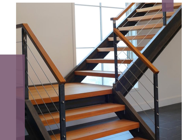 Изготовление лестниц на металлокаркасе в Магадане от 18913 руб. | ПРОЛЁТ-Мгд