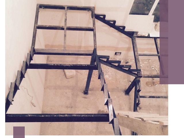 Монтаж лестниц на металлокаркасе в Магадане быстро и качественно