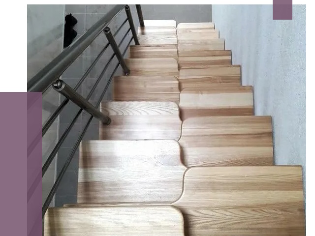 Лестницы гусиный шаг в Магадане от 13034 руб. под ключ | ПРОЛЁТ-Мгд