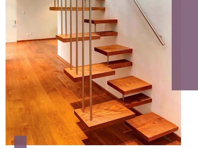 Лестницы «гусиный шаг» на заказ в Магадане для узких пространств