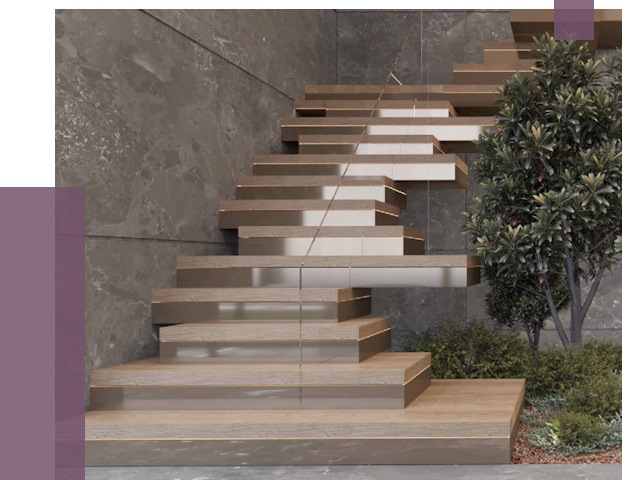 Современные лестницы в Магадане от 13801 руб. | ПРОЛЁТ-Мгд