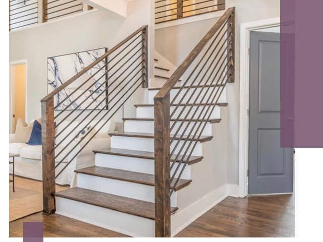 Лестницы для коттеджа под ключ в Магадане — изготовление и монтаж