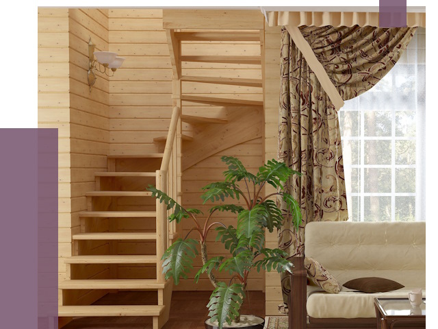 Лестницы для дачи в Магадане от 75906 руб.  | ПРОЛЁТ-Мгд