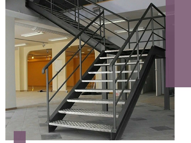 Лестницы для офиса в Магадане: изготовление, монтаж, демонтаж