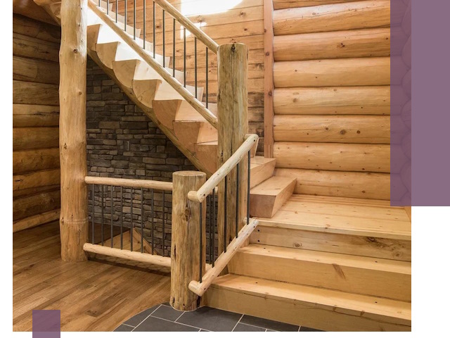 Лестницы в баню под заказ и профессиональный монтаж в Магадане