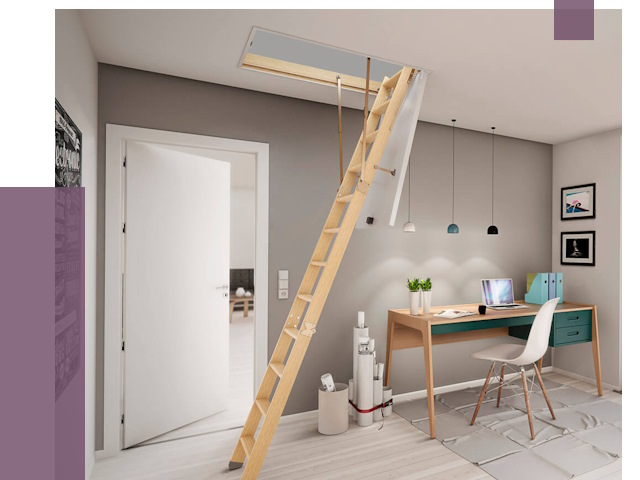 Чердачные лестницы в Магадане — от 14568 руб. | ПРОЛЁТ-Мгд