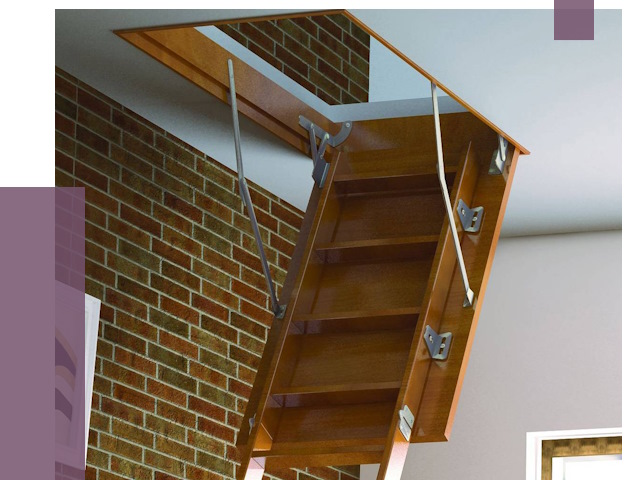 Установка чердачной лестницы в Магадане от 7821 руб. | ПРОЛЁТ-Мгд