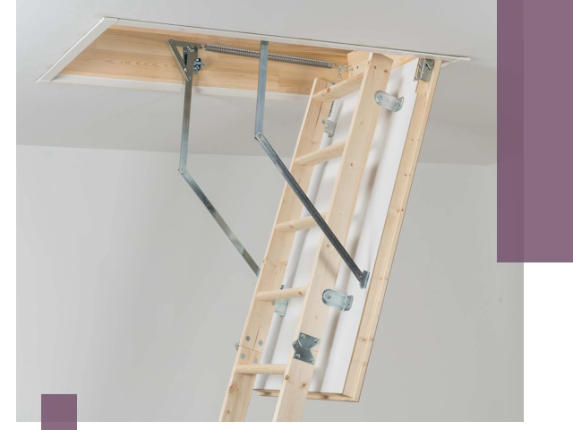 Установка чердачной лестницы под ключ в Магадане