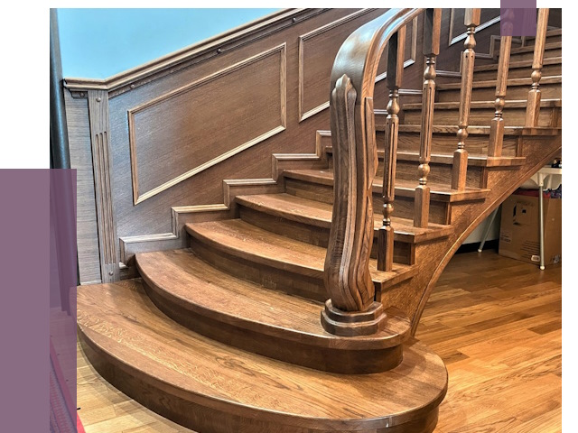 Дубовые лестницы под ключ в Магадане от 176347 руб. — ПРОЛЁТ-Мгд