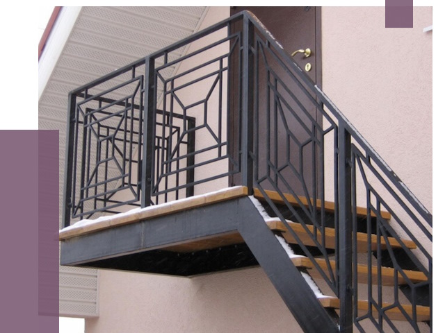 Металлические перила в Магадане от 4294 руб.  | ПРОЛЁТ-Мгд