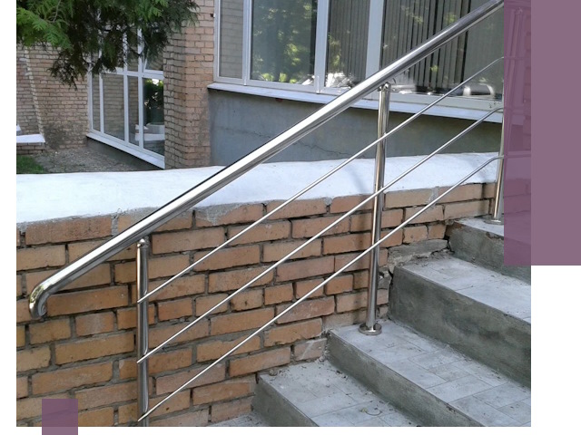 Перила из нержавеющей стали высокого качества в Магадане