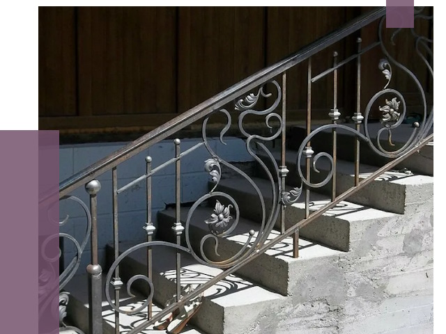 Кованые перила в Магадане от 8690 руб. под ключ — качество от ПРОЛЁТ-Мгд