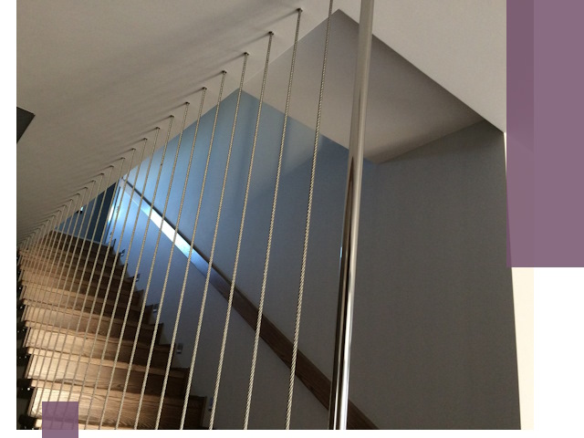 Тросовые перила под ключ в Магадане — производство и монтаж