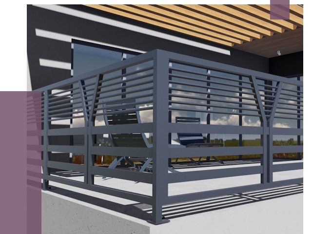 Изготовление балконных ограждений в Магадане от 10734 руб. | ПРОЛЁТ-Мгд