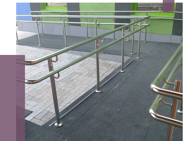 Ограждения пандусов в Магадане от 4345 руб. монтаж | ПРОЛЁТ-Мгд