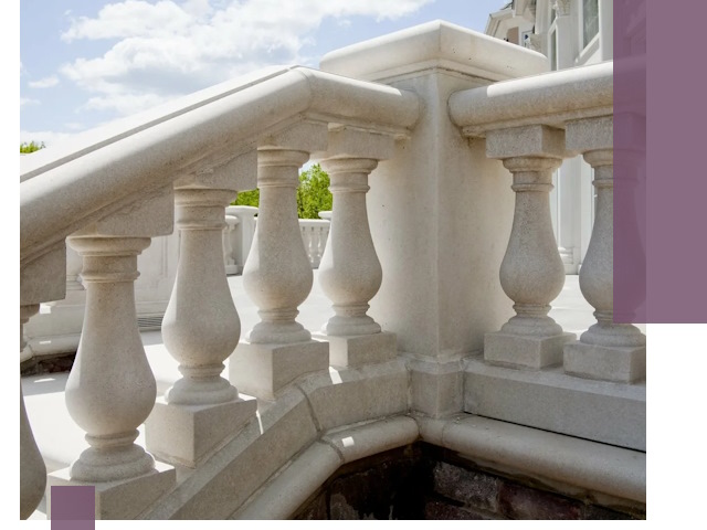 Балюстрады из металла и камня под ключ в Магадане