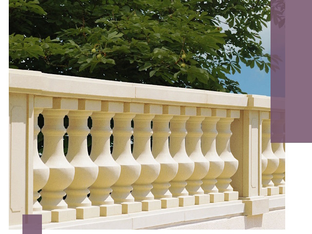 Установка балюстрады в Магадане: изготовление и монтаж под ключ