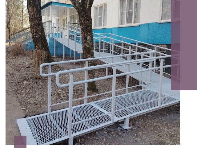 Пандусы под ключ в Магадане: изготовление, монтаж и демонтаж
