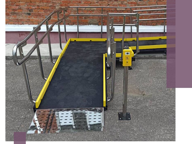 Изготовление наклонных пандусов для инвалидов в Магадане