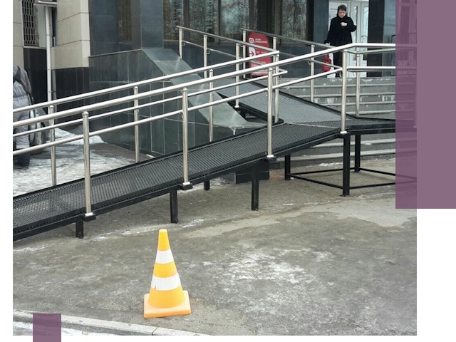 Стационарные пандусы под ключ в Магадане — изготовление и монтаж