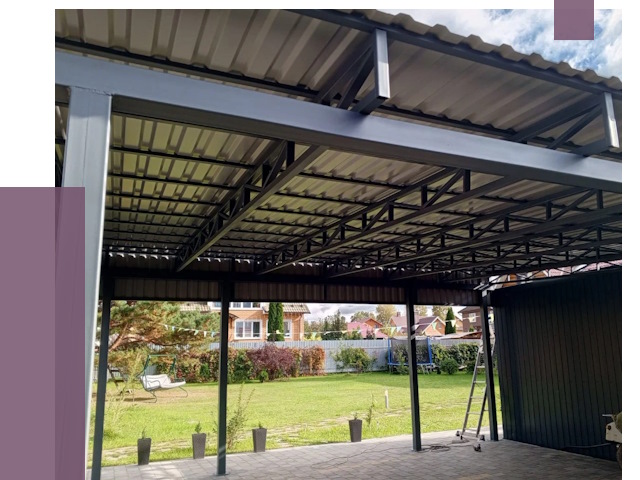 Монтаж навесов в Магадане от 7361 руб. — установка навеса | ПРОЛЁТ-Мгд