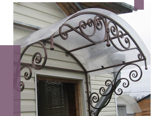 Изготовление козырьков в Магадане от 7361 руб. — заказать | ПРОЛЁТ-Мгд