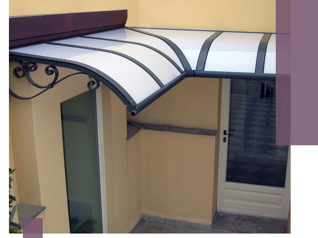 Монтаж козырьков любой сложности в Магадане под ключ