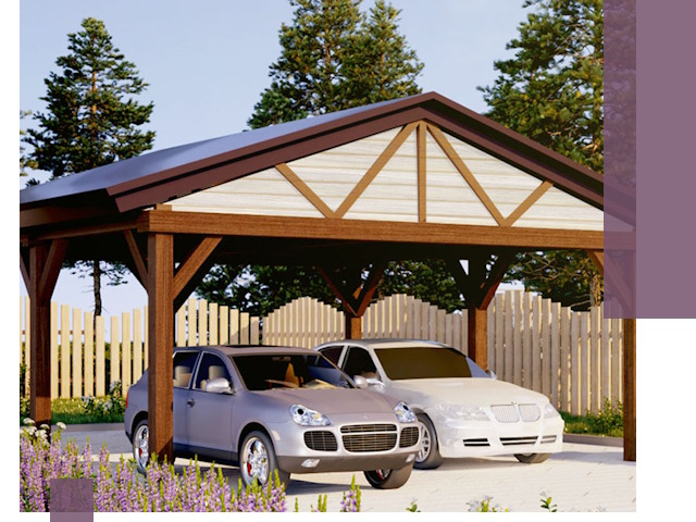 Навесы для автомобиля в Магадане — изготовление и монтаж