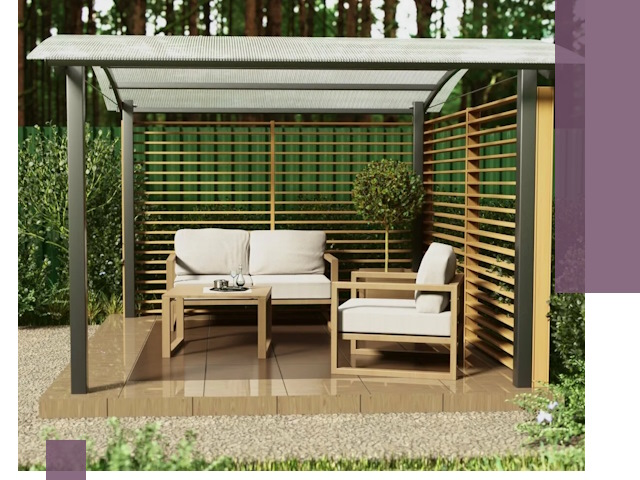 Навесы для дачи в Магадане: изготовление, монтаж и демонтаж