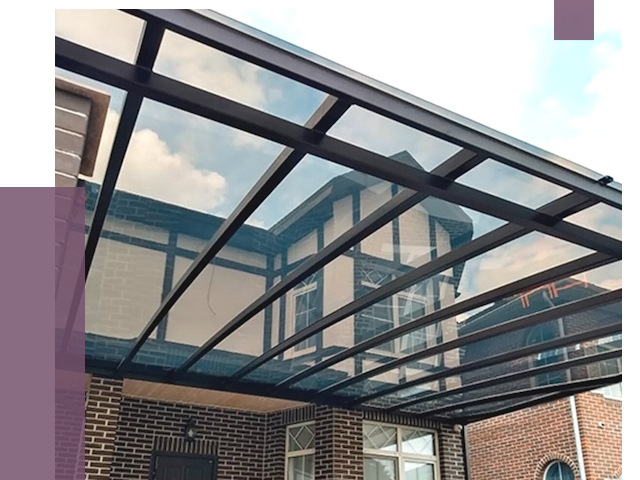 Навесы из поликарбоната в Магадане от 8608 руб. под ключ — ПРОЛЁТ-Мгд