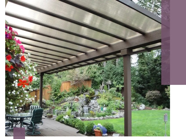 Навесы из поликарбоната под ключ в Магадане быстро и надёжно