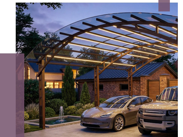 Металлические навесы в Магадане от 12677 руб. под ключ — ПРОЛЁТ-Мгд