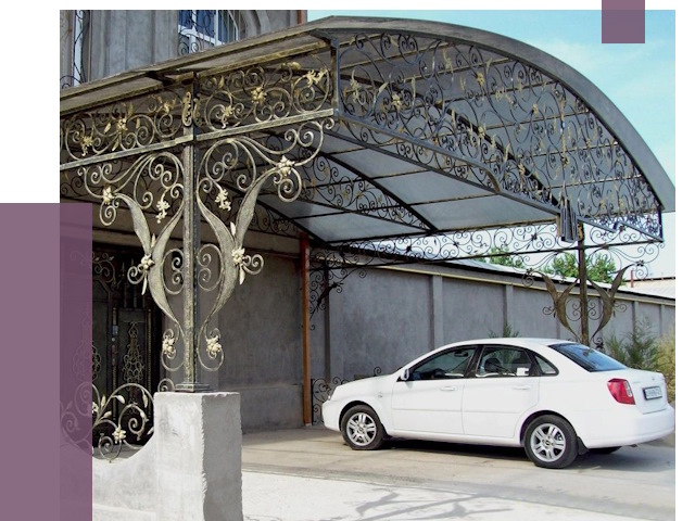 Кованые навесы в Магадане от 14568 руб. | ПРОЛЁТ-Мгд