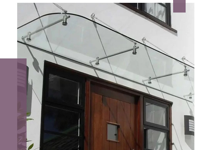 Стеклянные козырьки в Магадане от 18913 руб. | ПРОЛЁТ-Мгд