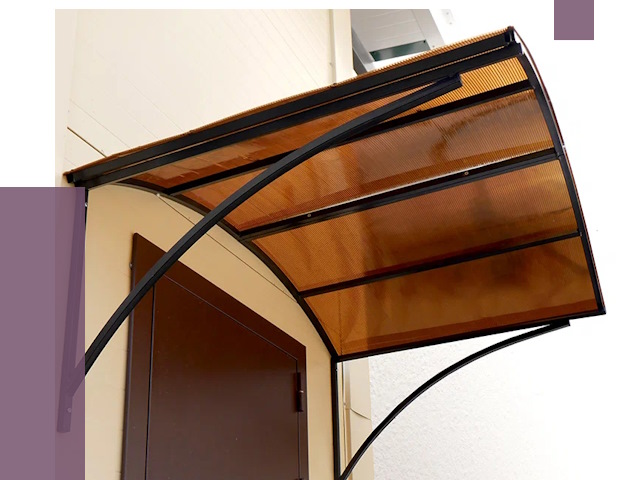 Недорогие козырьки в Магадане от 7585 руб.  | ПРОЛЁТ-Мгд