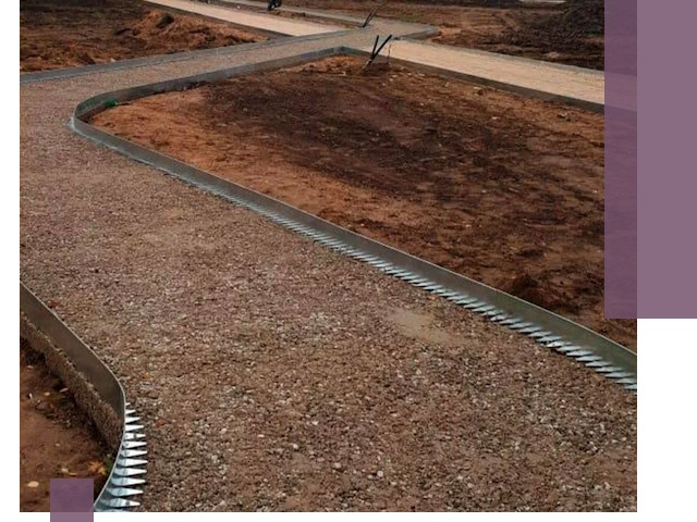 Металлические бордюры под ключ в Магадане — изготовление и монтаж