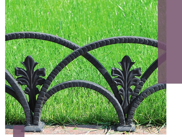 Декоративные металлические бордюры под ключ в Магадане