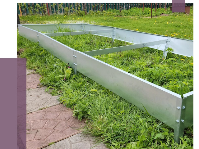 Металлические бордюры для грядок в Магадане от 1789 руб.