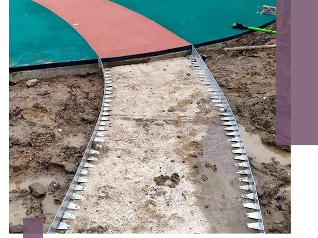 Металлические бордюры для дорожек в Магадане — монтаж и изготовление