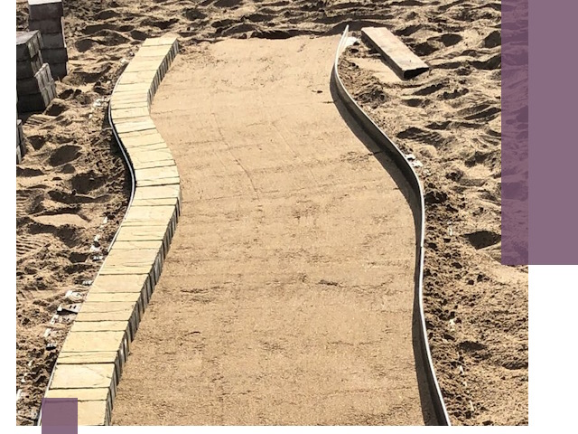 Металлические бордюры для тротуаров в Магадане — прочные и долговечные