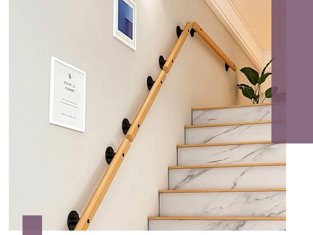 Поручни металлические и деревянные под ключ в Магадане